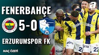 Fenerbahçe 5-0 Erzurumspor FK | MAÇ ÖZETİ | Ziraat Türkiye Kupası B Grubu | 05.02.2025