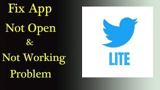 How to Fix Twitter Lite Game App Not Working Issue | "Twitter Lite" Not Open Problem in Android