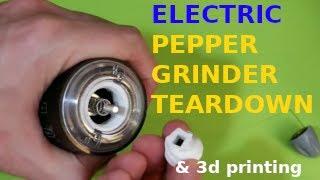 pepper grinder teardown & coffee grinder adapter