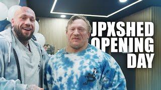 JPXSHED OPEN DAY / DAY IN THE LIFE + GYM TOUR WITH JAMES HOLLINSHED