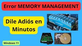 "MEMORY MANAGEMENT" Error Solutions for BLUE SCREEN in Windows