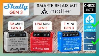 Shelly Gen 3 Review - Shelly 1 Mini, Shelly 1 PM Mini, Shelly PM Mini - Shelly App & Home Assistant