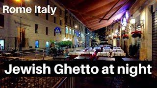 Rome Italy - Jewish Ghetto walking tour at night