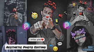 How To Edit Broken Aesthetic Photo PicsArt | Aesthetic Photo Editing For Status Video | Sakib Tech