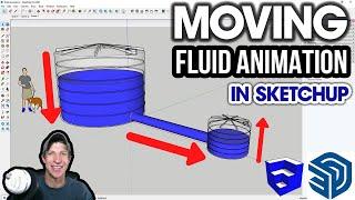 Creating a MOVING FLUID ANIMATION in SketchUp!