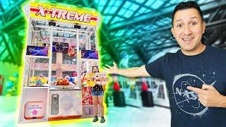 HUGE Xtreme Claw machine on SKILL Mode!