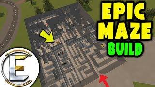 Unturned - Epic Maze build | Will they solve it , Will they get out ALIVE! ( Roleplay )