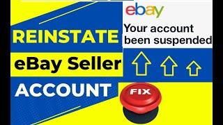 REINSTATE YOUR EBAY ACCOUNT WITH A SECRET CODE 100% FIX