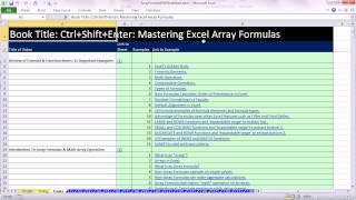 Ctrl + Shift + Enter: Excel Array Formulas #00: Intro To DVD and Video Series