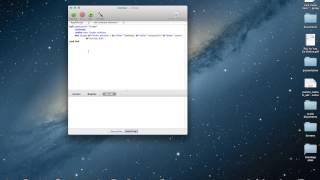 MAC OS X Scripting basics I