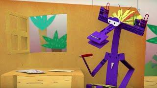 Мультфильм про оригами - Бумажки - Загадочное письмо - новая серия 30