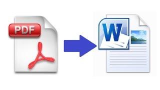 Как преобразовать pdf в doc?