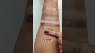 Swatches of Viseart Sireneuse Étendu palette | Indian skin tone