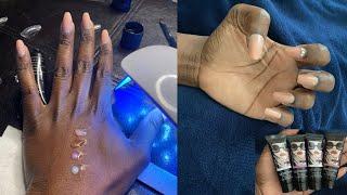 How to apply MOROVAN poly gel| Review | Dual forms | Easy to use  | Everything Teash