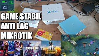 Tutorial on Mikrotik Settings for Online Stable Ping Game ML (Mobile Legends) PUBG FF # 2021
