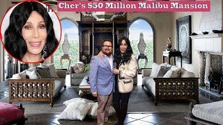 Cher's $50 Million Malibu Mansion | Huge NET WORTH, 2 Transgender sons, Real estate, Car Collection