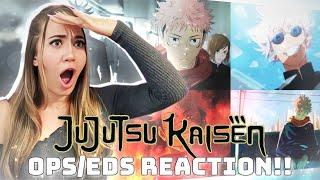 THIS IS INSANE!!! JUJUTSU KAISEN ALL Openings & Endings (1-4) REACTION