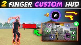 Free fire 2 finger custom hud in tamil || Free fire control setting || Headshot setting