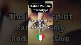 Italian Stereotype: Are Italians Too Loud? #stereotypes #italianculture