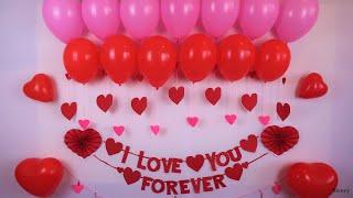 WEDDING ANNIVERSARY DECORATION | ROMANTIC DECORATION | LOVE THEME DECORATION