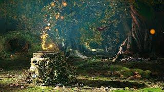 Magical Mirror in Elven Autumn Forest Ambience 🪞 Nature & Elven Sounds | Inspired by Galadriel LOTR