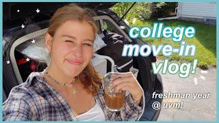 COLLEGE MOVE IN DAY VLOG 2021: freshman dorms @ the university of vermont!