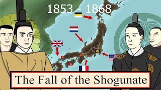 The Fall of the Shogunate  (1853-1868) | Animated History