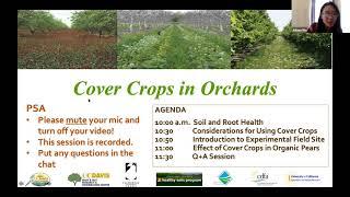 Cover Crops in Orchards Virtual Field Day - UC Davis Plant Sciences