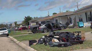 Hurricane Francine slams city of Kenner, Louisiana