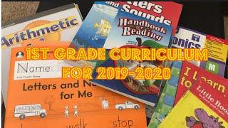 1st Grade Curriculum Choices for 2019-2020