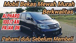 Toyota Alphard 2400cc ANH10 Facelift AFS Hitam Mewah Murah meriah by AtmajayaMotor #real