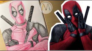 Дэдпул как нарисовать супергероя / Drawing Deadpool