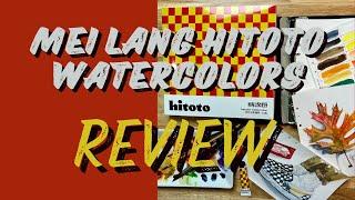 REVIEW | Mei Lang Hitoto Set of 24 Watercolors in Tubes and the Lightwish Watercolor Journal