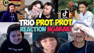 KELAKUKAN KOCAK TRIO PROT PROT - KISAH BUCIN - SAMPAI KOMEN LUCU DEDDY CORBUZIER !!  - REACTXINNN #4