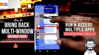 Get Samsung One UI Multi Window in S8, S9, S10, Note 8, Note 9, A8, A7 | Multi Window Pie