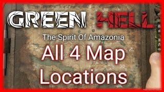 All 4 DLC Map Locations | Green Hell - The Spirit Of Amazonia