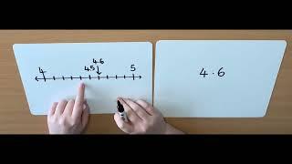 Year 4 - Rounding decimals with one decimal place - Number line