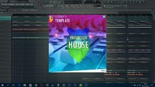 FL Studio 11 // Progressive House Template #15 + FLP