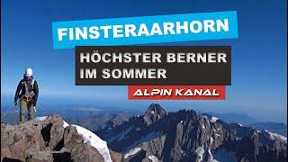 Top of Bernese Alps - The summer ascent of the Finsteraarhorn 4273m [4K]