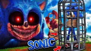 Saving SONIC From SONIC.EXE In GTA 5 Mods (Super Speed)