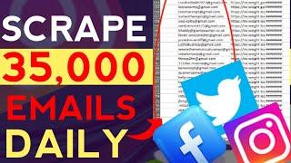 Free Email Extractor - How To Scrape Emails From Social Media Sites