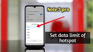 how to set data usage limit in mi phone redmi  note 9 note 8 note 7 me data limit kaise set kare