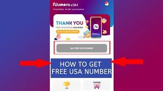 How to get free USA NUMBER (Link on description box)