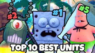 Top 10 Best Units in Spongebob Tower Defense