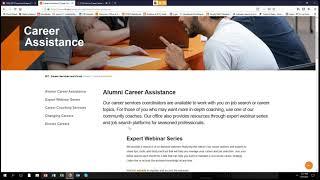 Intro to Career Services for Alumni