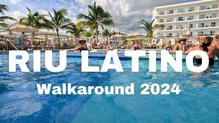 Riu Latino All-Inclusive Walkaround 2024 Cancun Beach