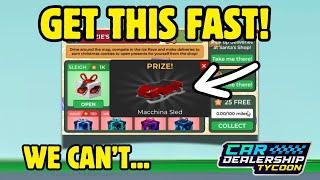 HOW TO FINISH EVENT FAST in Car Dealership Tycoon Christmas Event?! #cardealershiptycoon