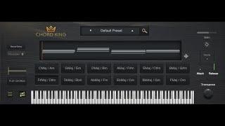 The Chord King VST Plugin | Effortlessly Explore 600+ Chord Progressions