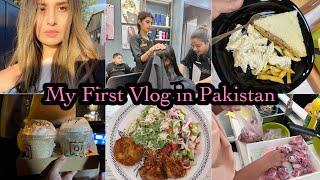 Pakistan mein Phela din, First Vlog in Pakistan. Travel Vlog: London to Karachi.