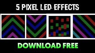 5 PIXEL LED EFFECT | DOWNLOAD FREE | PIXEL LED LIGHTS DESIGN | SWF FILE | LED EDIT 2014